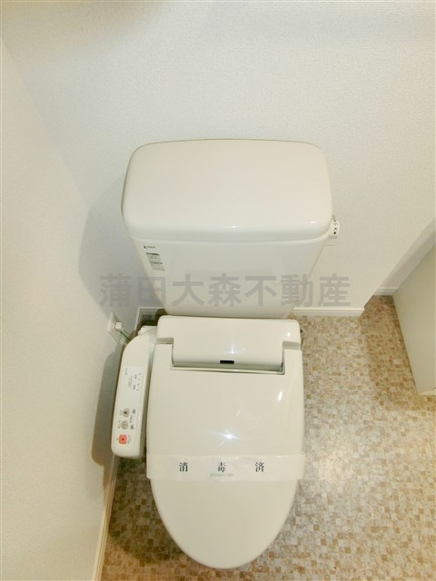 XEBECジーベック西蒲田のトイレ|トイレ　温水暖房便座付き