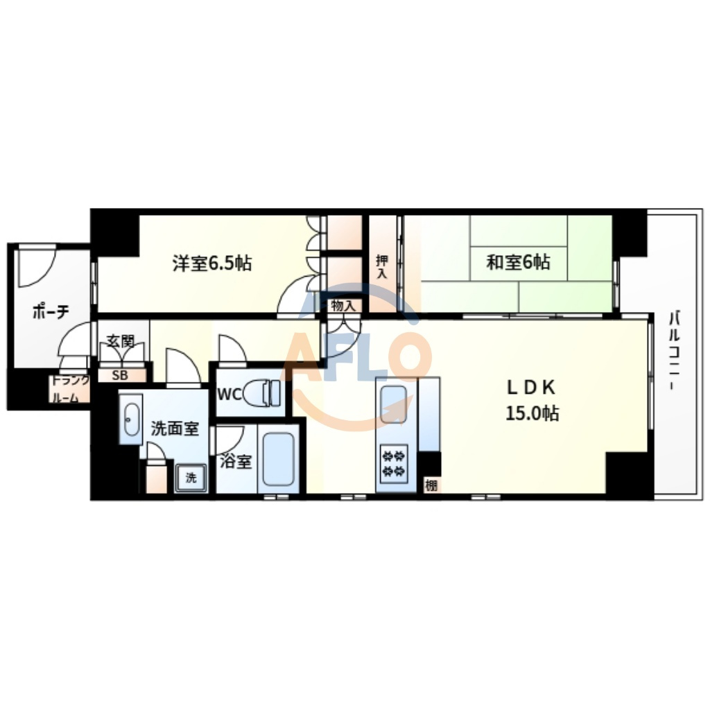 藤和シティホームズ中之島の間取り|藤和シティホームズ中之島　間取り