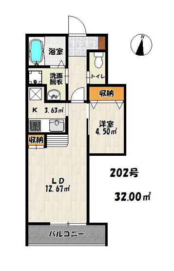 【間取り】 | ラクシア天神南