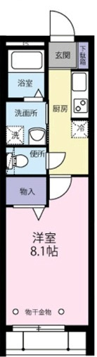 ジュネ三軒茶屋 の間取り|間取りです。