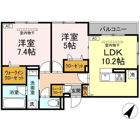 【間取り】 | イヴレーア中町