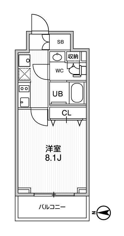 グラシアプレイス曳舟の間取り