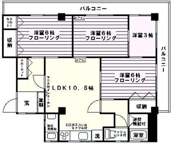Ｒ－ＢＲＩＣＫの間取り|間取りです。
