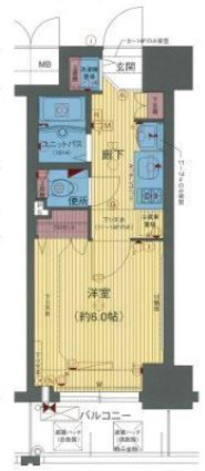 プレサンス中之島公園グラシアの間取り