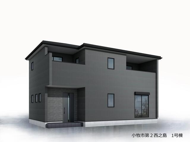新築戸建て・仲介手数料無料）小牧市第２西之島・１号棟の外観|完成予想図（外観）