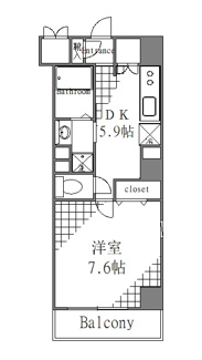 【間取り】 | MLコート木場