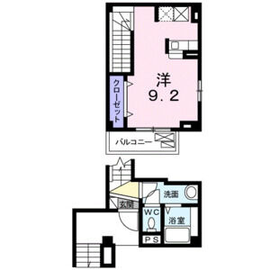 神戸市灘区深田町２丁目の賃貸マンションの間取り