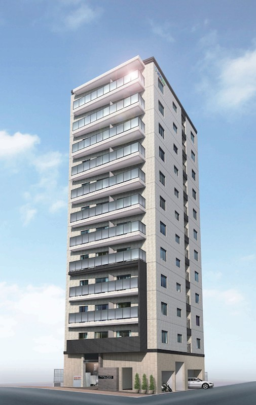 神戸市中央区生田町１丁目の賃貸マンションの外観パース