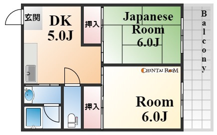 辻川マンションの間取り