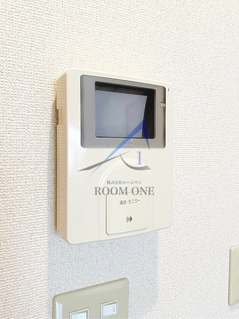 クレストヒルズのセキュリティ|モニター付インターホンです。