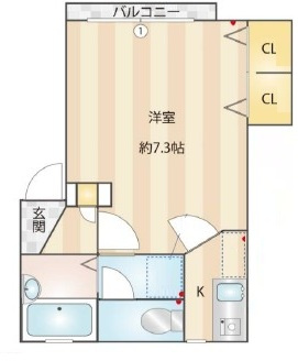 クレストヒルズの間取り|間取りです。