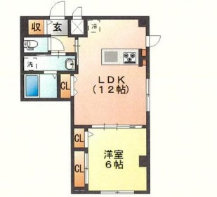 【間取り】 | プランドール徳丸　１０１ | 間取りです。