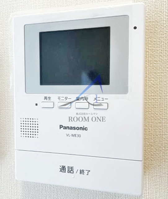メゾネット南馬込のセキュリティ|モニター付インターホンです。