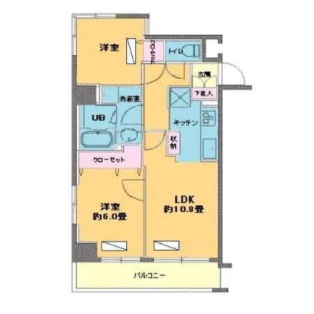 カスタリア浅草橋の間取り|間取りです。