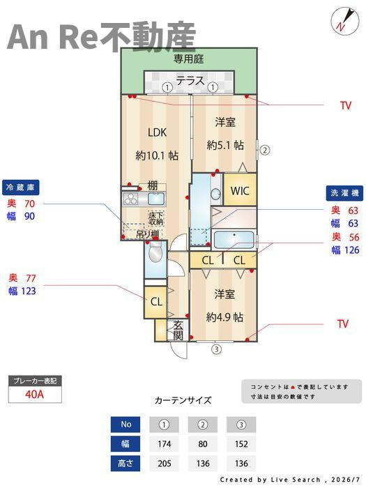 Erbenheim(エルベンハイム)　Ⅵの間取り