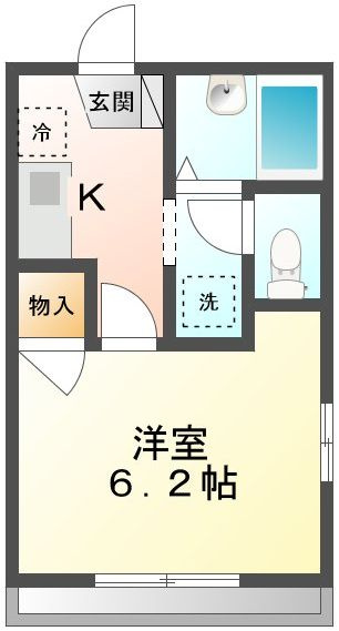 小金井市東町４丁目の賃貸マンションの間取り