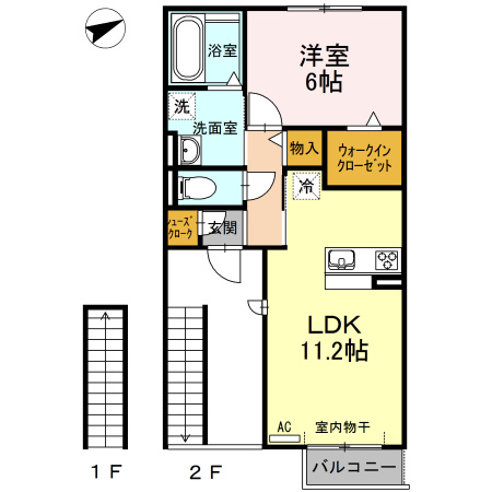 ノートルメゾンの間取り