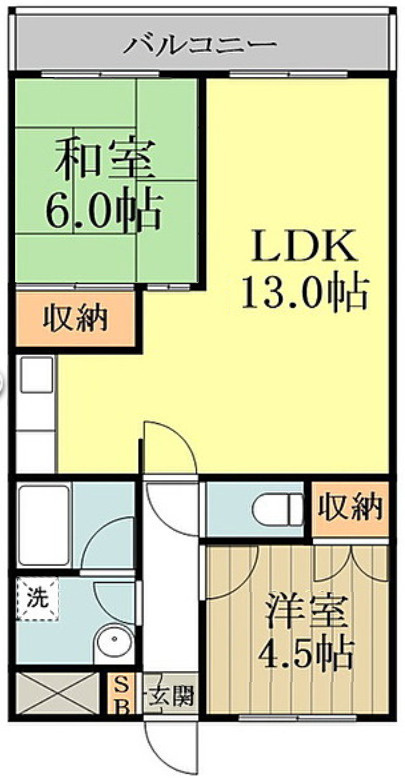 ベルメゾン欅の間取り