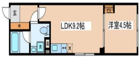 フェリエール南常盤台の間取り