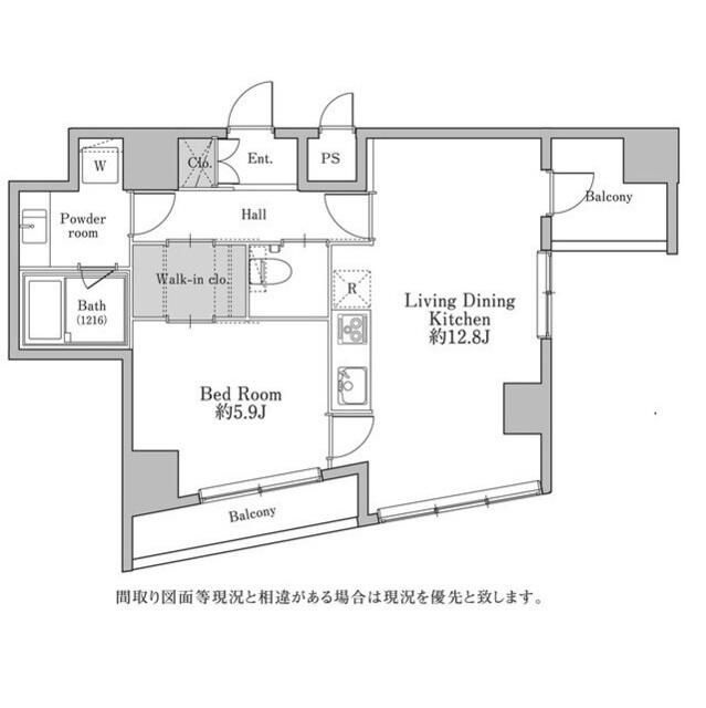 ユニテラス三軒茶屋の間取り|間取りです。
