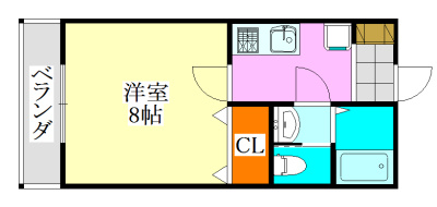 【間取り】 | メルローズプレイスⅡ