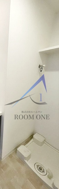 ライズコート住吉の設備|洗濯機置き場です。