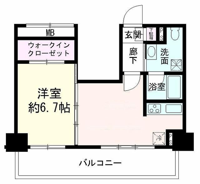 ミテッツァ千代田三崎町の間取り|間取りです。