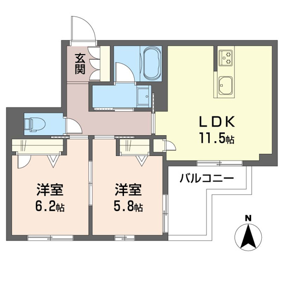 【間取り】 | ベレオ東船橋