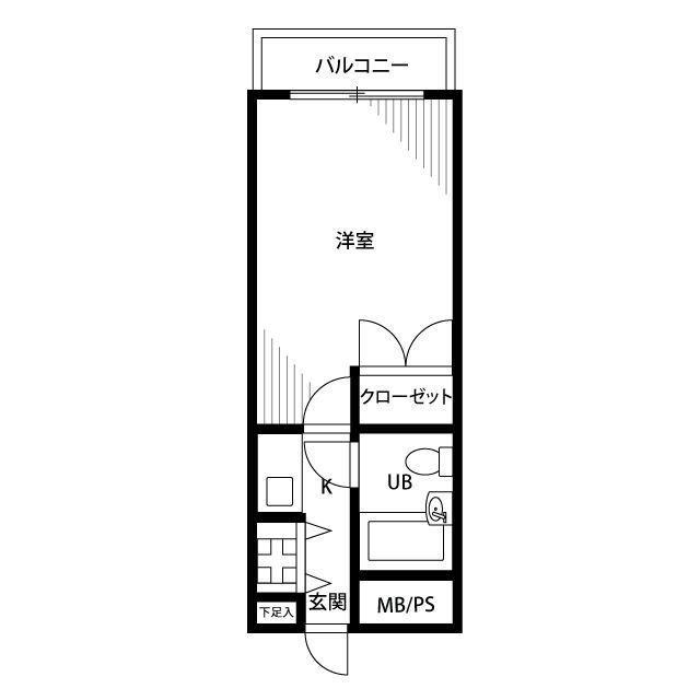 プレール方南町の間取り|間取りです。