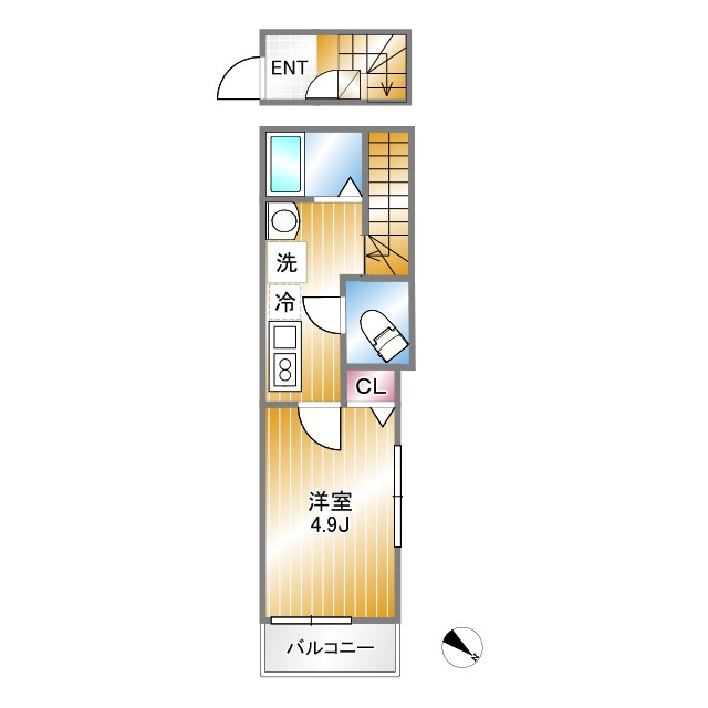 アイコート品川の間取り