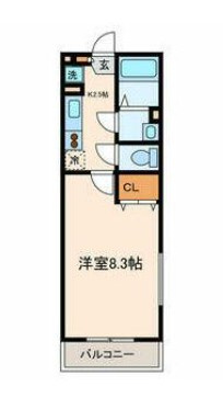 グリーンパルの間取り|間取りです。