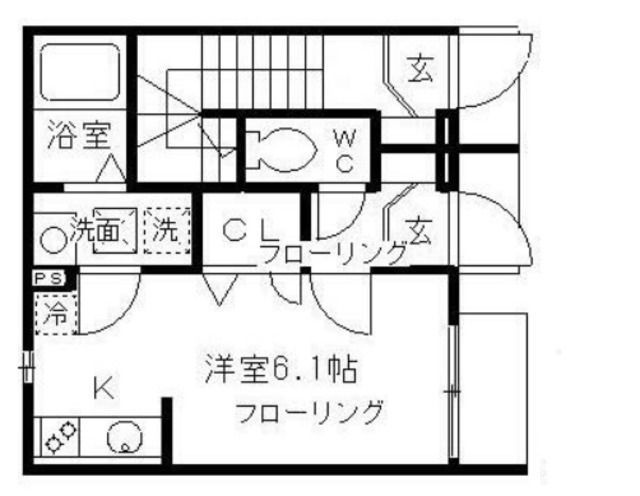 プレミールIIの間取り|間取りです。
