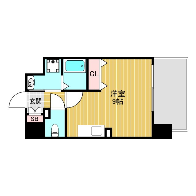 comforespa新大阪の間取り