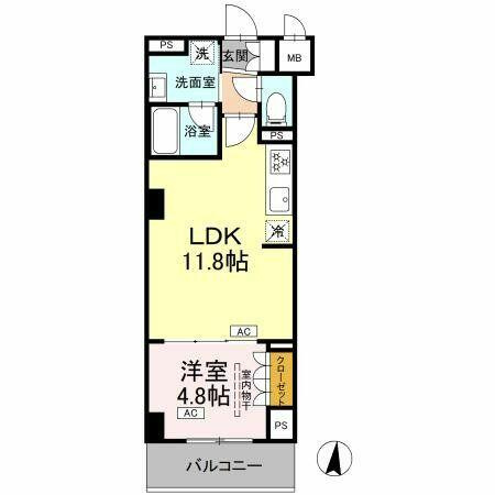 ロイジェント潮見の間取り