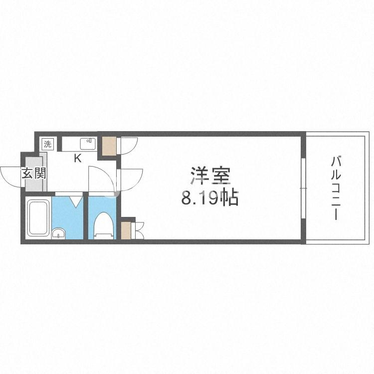 プレシャス博多駅Ａの間取り