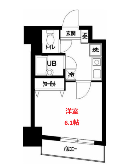 【間取り】 | メインステージ蒲田Ⅱ | 間取りです　・インターネット使用料無料
