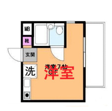 【間取り】 | パラドーム東雪谷 | 間取りです