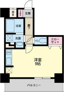パシフィックレジデンス神戸八幡通の間取り