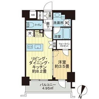 【間取り】 | デュオステージ武蔵関