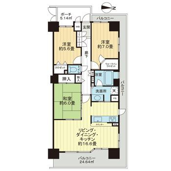 ディアステージ江坂Ｇ－ＴＯＷＥＲの間取り