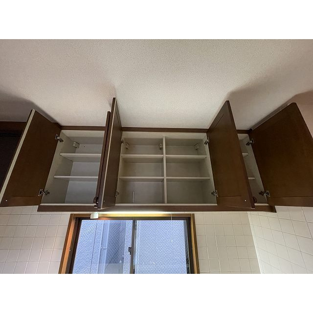 Ａｂｏｄｅ　Ａｚａｂｕのキッチン|キッチン上収納