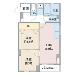 ユタカマンションの間取り