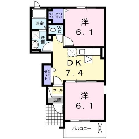 【間取り】 | バンベールⅡ