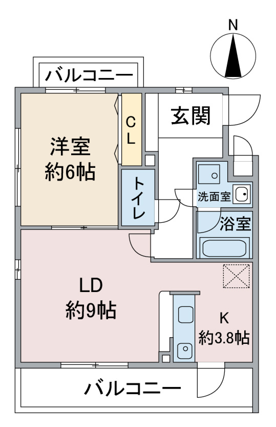 スプリング･ウェルの間取り