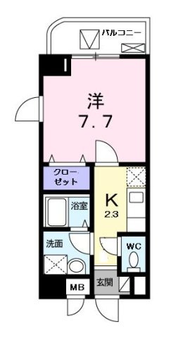 ヴァンクレール　Ⅲの間取り