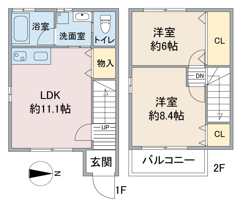ハピネス さくらの間取り