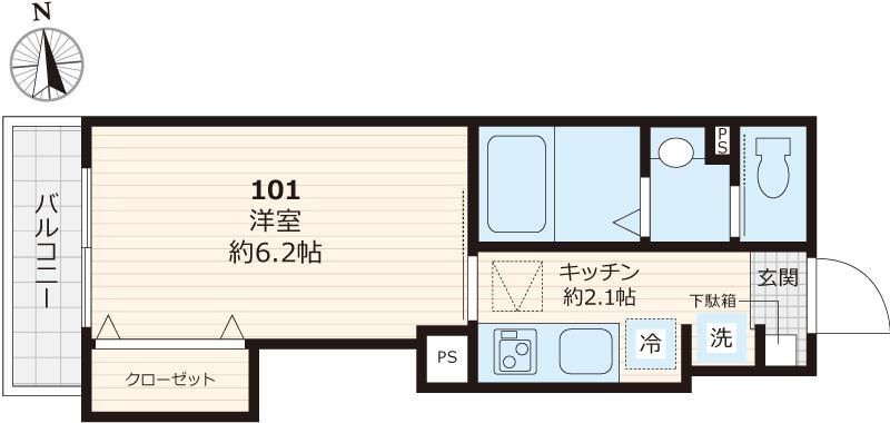 ＧＬガーデン町屋の間取り