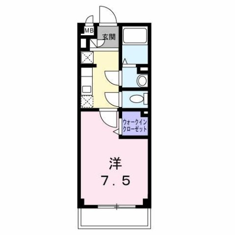 アミューズ千代の間取り