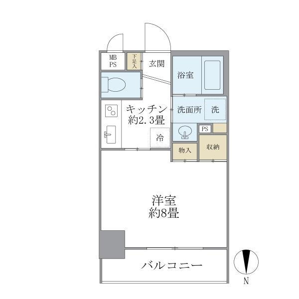 ＩＳＭ中野坂上の間取り