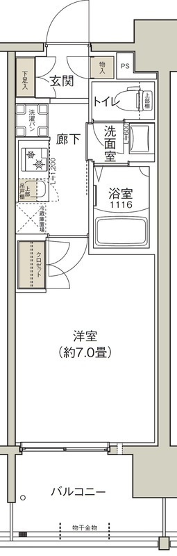 クレストコート靱公園の間取り